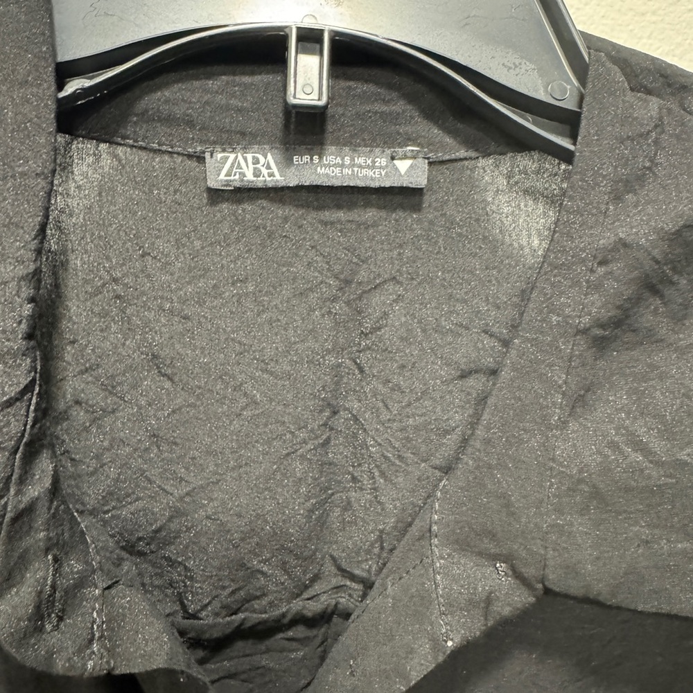 Zara Charcoal Textured Shirt - Picture 2 of 3